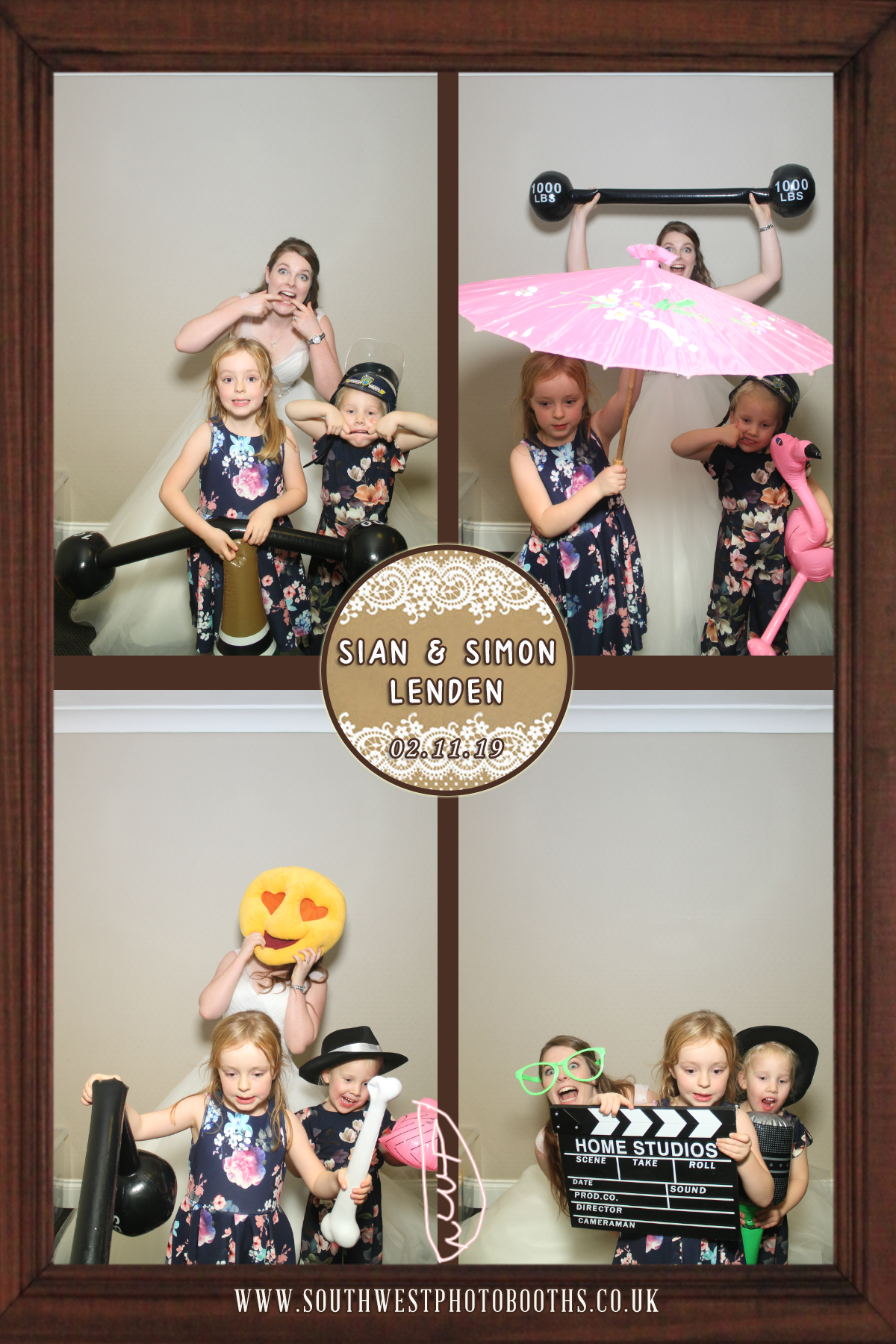 Sian and Simon Lenden | View more photos from the event at gallery.southwestphotobooths.co.uk/u/SWPB/Sian-and-Simon-Lenden